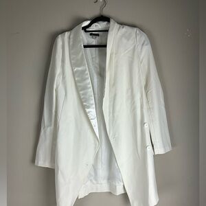 Venus White Long Sleeve Suit Jacket Blazer
